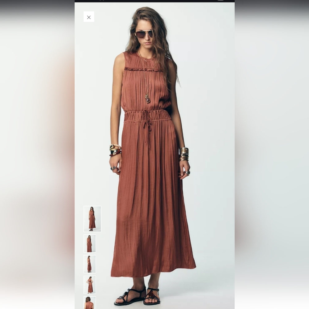 Zara Terracotta Maxi Dress